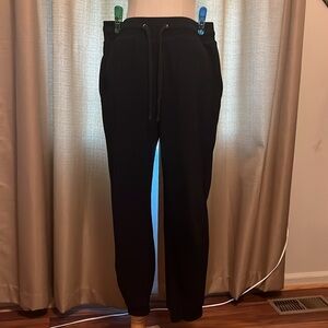 Goodfellow & Co Mens Large Tall Black Jogger Pants with Elastic Waist